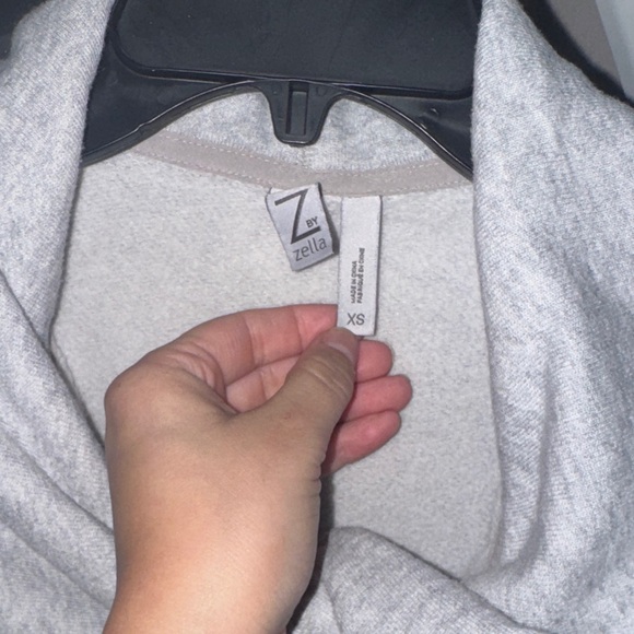 Zella Light Gray Women's Cardigan - Picture 2 of 3